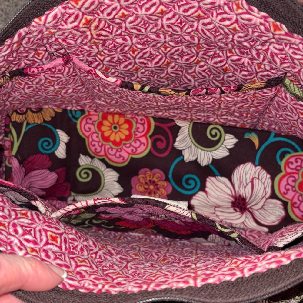 Vera Bradley Floral Patterned Tote Bag - Picture 10 of 12